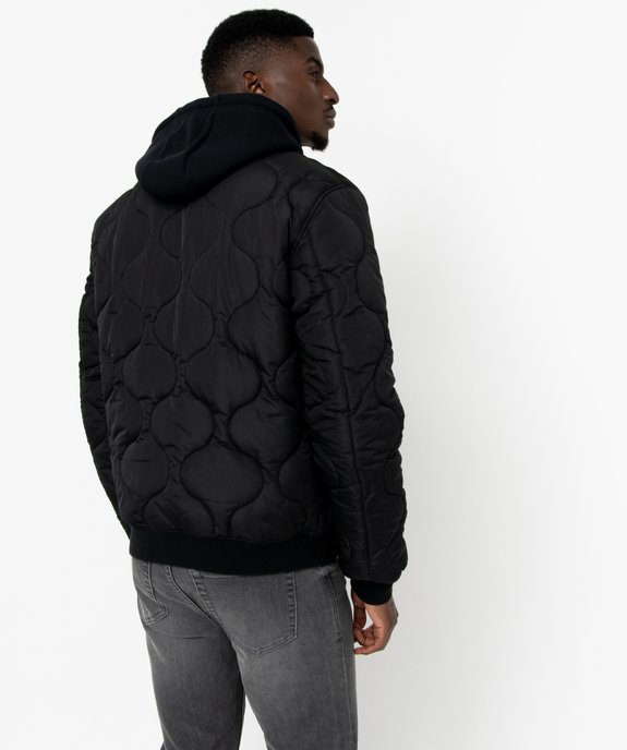 Blouson matelassé avec dessus déperlant homme vue3 - GEMO 4G HOMME - GEMO