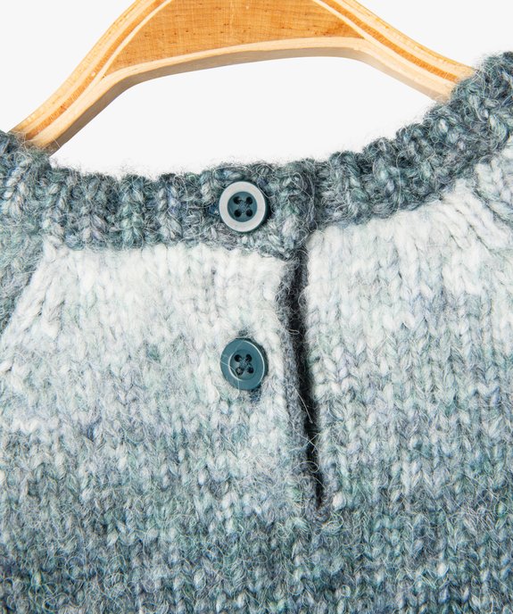 Pull en maille effet tie and dye bébé garçon vue2 - GEMO(BEBE DEBT) - GEMO