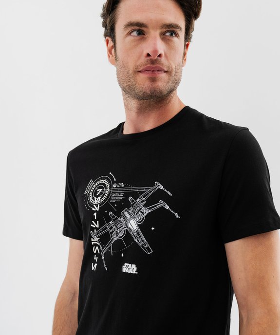 Tee-shirt manches courtes imprimé X-Wing homme - Star Wars vue2 - STAR WARS - GEMO