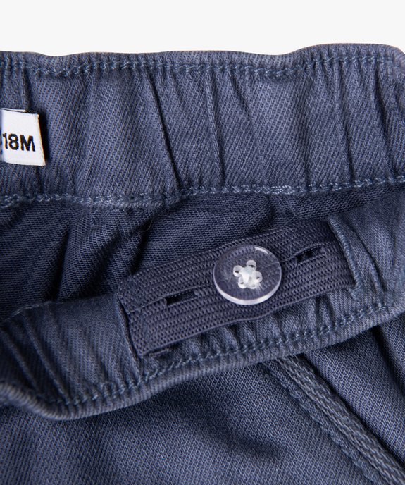 Pantalon en denim coloré bébé garçon vue3 - GEMO(BB COUCHE) - GEMO