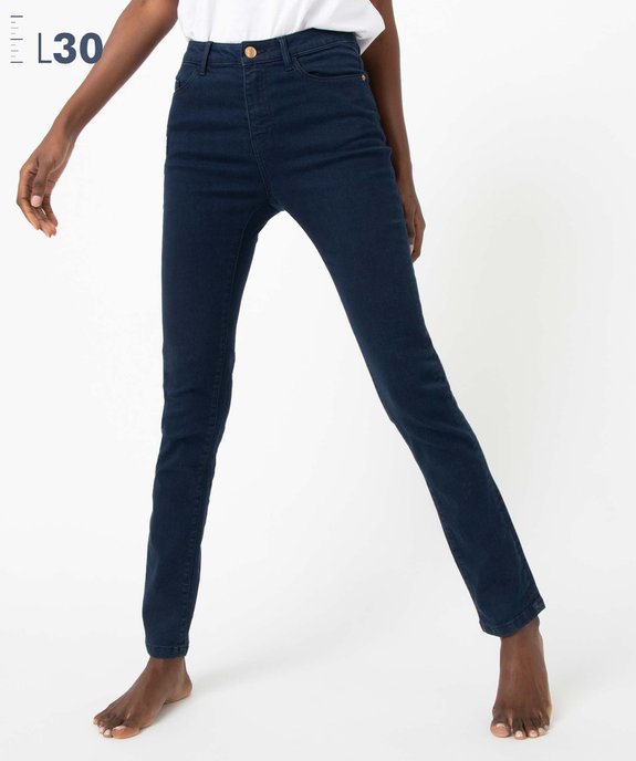 Jean femme coupe Slim taille haute - L30 vue1 - GEMO 4G FEMME - GEMO