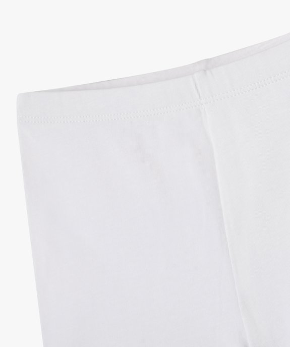 Short moulant en coton stretch fille vue2 - GEMO 4G FILLE - GEMO