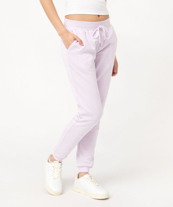 Pantalon de jogging femme molletonné vue2 - GEMO(FEMME PAP) - GEMO