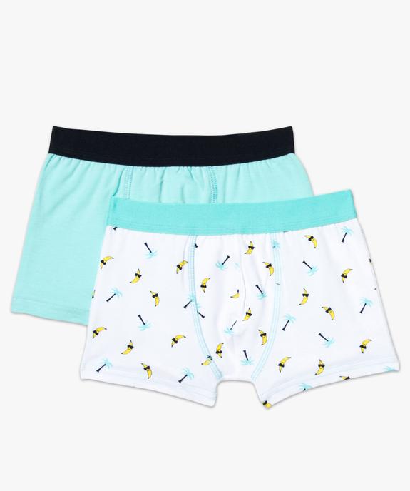 Lot de 2 boxers motif estival  vue1 - GEMO (ENFANT) - GEMO