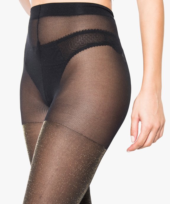 Collants semi-opaques fini velouté 50 deniers femme vue2 - GEMO(HOMWR FEM) - GEMO