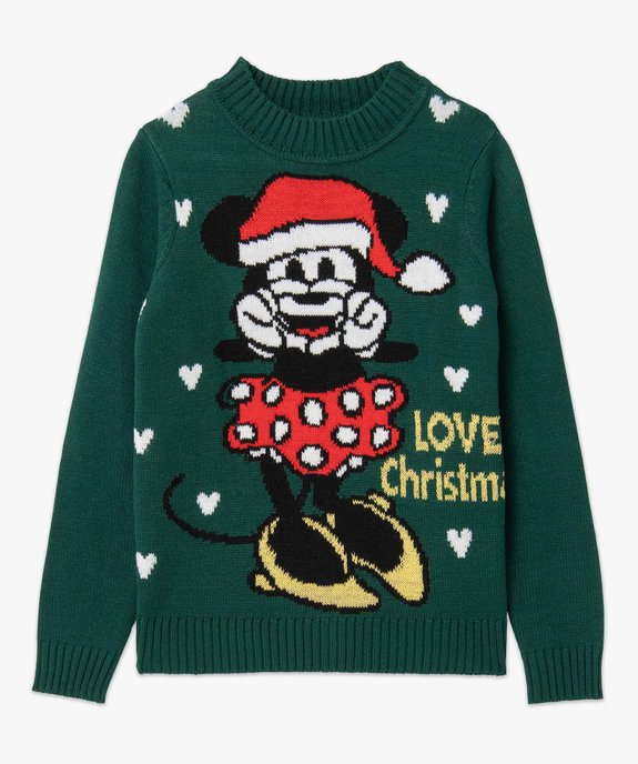 Pull de Noël femme à motif XXL Minnie - Disney vue4 - DISNEY - GEMO