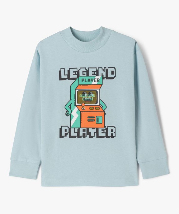 Tee-shirt à manches longues avec motif jeu vidéo garçon vue2 - GEMO 4G GARCON - GEMO