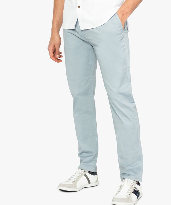 Pantalon homme chino coupe slim vue1 - GEMO (HOMME) - GEMO