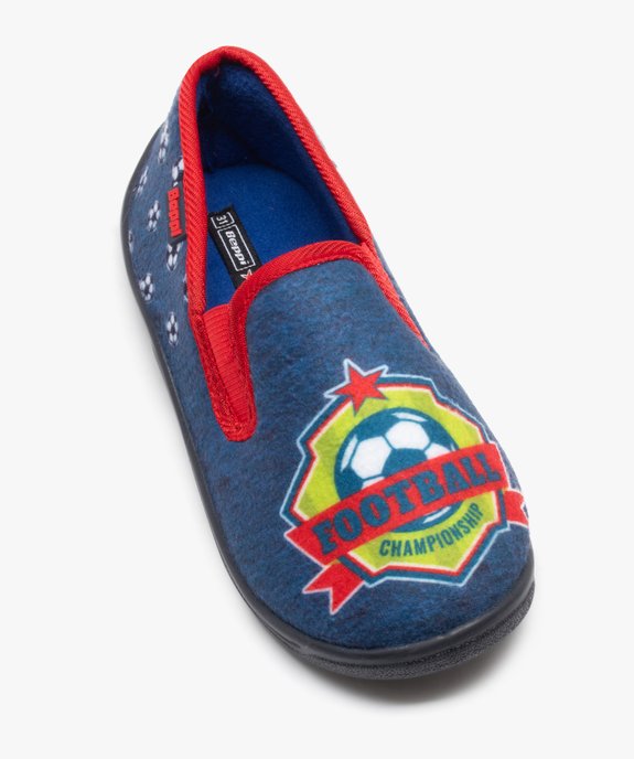 Chaussons garçon pantoufles imprimées football - Beppi vue5 - BEPPI - GEMO