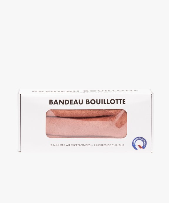 Bandeau bouillotte à chauffer au micro-ondes vue1 - GEMO - GEMO