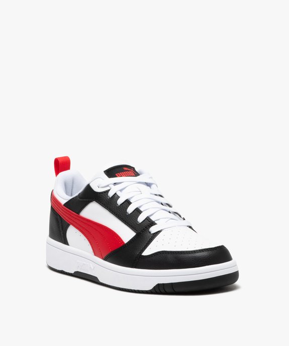 Baskets homme contrastées style rétro Rebound V6- Puma vue4 - PUMA - GEMO