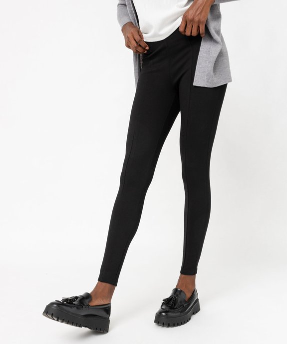 Legging avec taille élastique fantaisie femme vue1 - GEMO(FEMME PAP) - GEMO