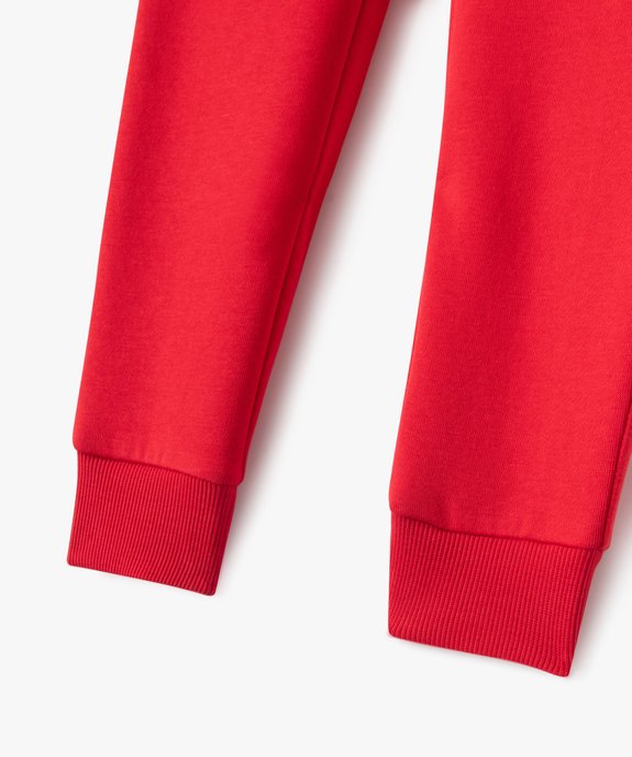 Pantalon de jogging avec intérieur molletonné garçon vue3 - GEMO (ENFANT) - GEMO