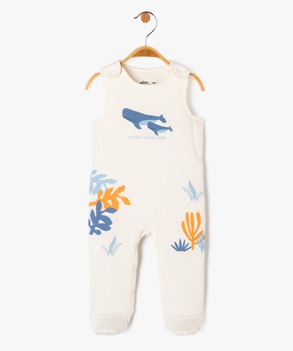 Ensemble 2 pièces bébé garçon combinaison et gilet vue2 - GEMO 4G BEBE - GEMO