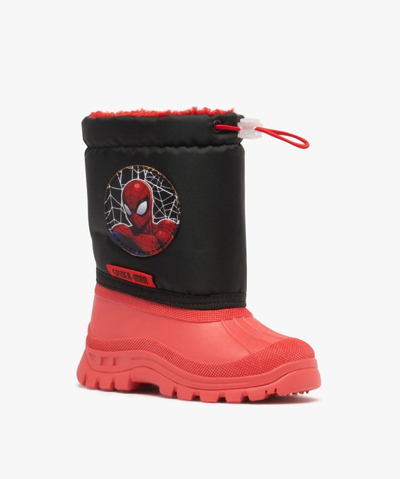 Bottes de neige fourrées avec tige souple garçon - Spiderman vue2 - SPIDERMAN - GEMO