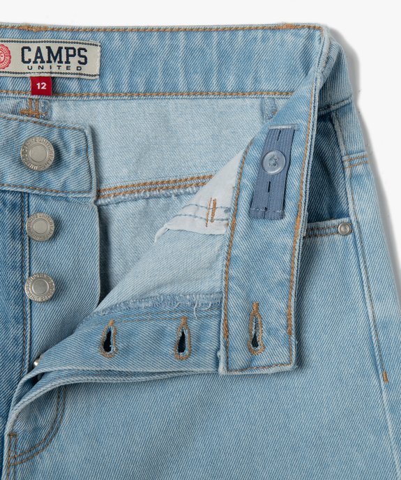 Short fille en jean bicolore - Camps United vue2 - CAMPS UNITED - GEMO