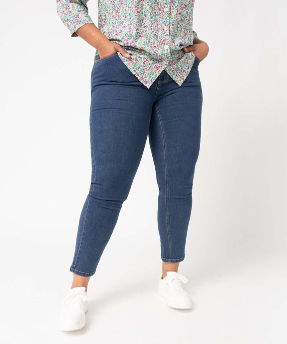 Jean femme grande taille coupe regular vue1 - GEMO 4G GT - GEMO