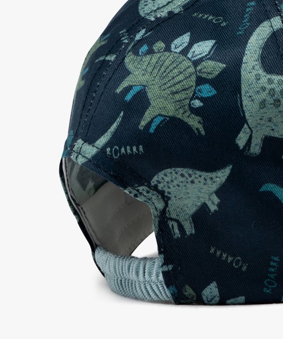 Casquette imprimé dinosaures bébé garçon vue3 - GEMO 4G BEBE - GEMO