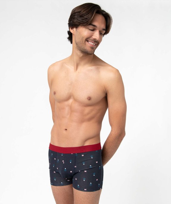 Boxers homme imprimés dans coffret cadeau (lot de 2) vue2 - GEMO 4G HOMME - GEMO