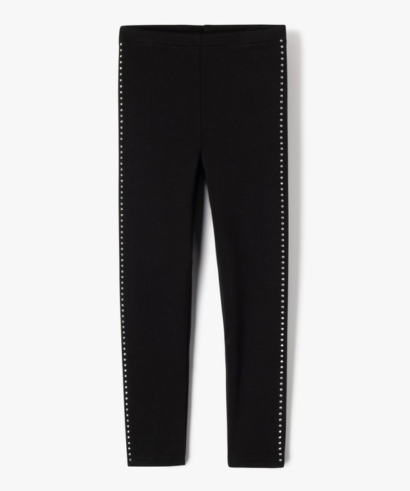 Leggings à studs avec intérieur chaud fille vue1 - GEMO (ENFANT) - GEMO