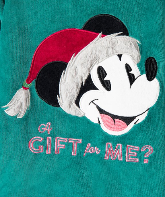 Pyjama garçon en velours motif Noël - Disney vue2 - DISNEY DTR - GEMO