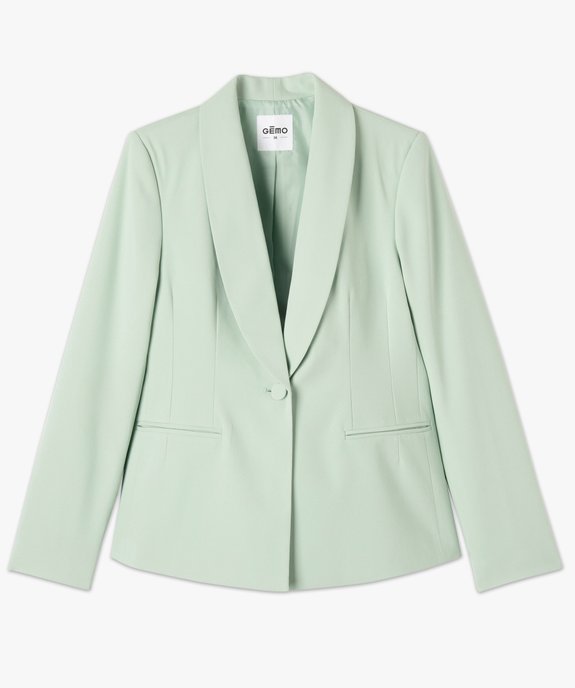 Veste de tailleur 1 bouton femme vue4 - GEMO(FEMME PAP) - GEMO