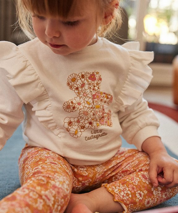 Legging réversible bébé fille - LuluCastagnette vue7 - LULU G4G - GEMO