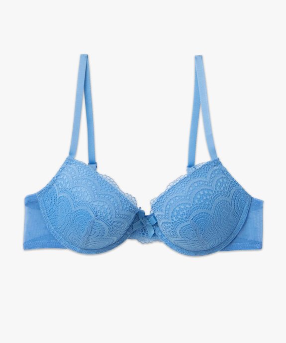 Soutien-gorge corbeille en dentelle à armatures vue4 - GEMO(HOMWR FEM) - GEMO