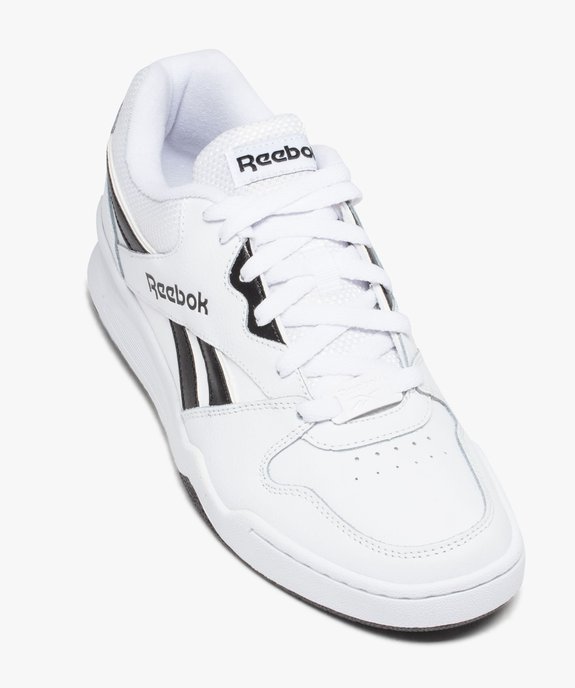 Baskets homme low-cut dessus en cuir uni à lacets - Reebok vue5 - REEBOK - GEMO