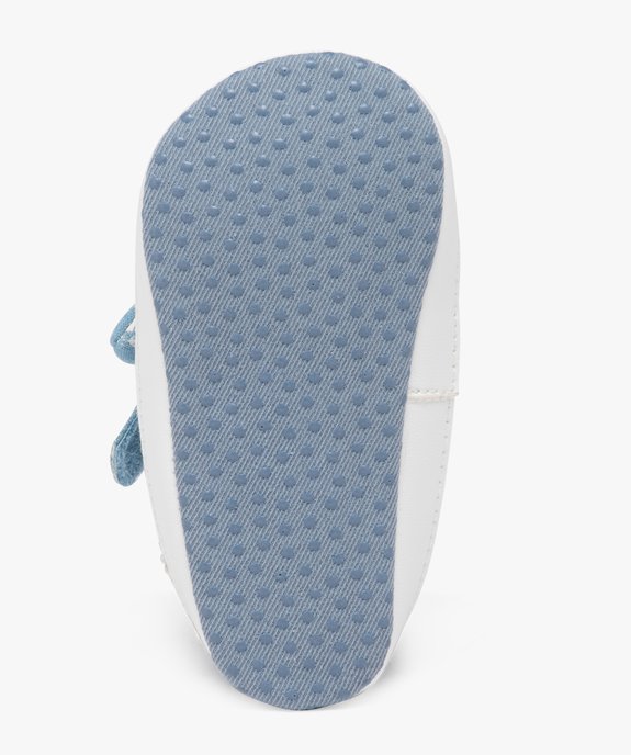 Chaussons de naissance bébé fille babies à scratch avec noeud fantaisie vue6 - GEMO 4G BEBE - GEMO