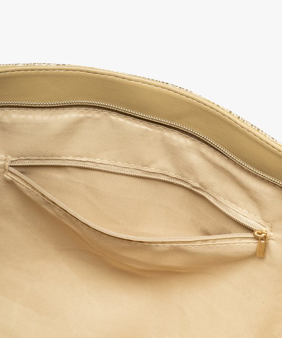 Sac cabas brillant multimatière femme vue3 - GEMO (ACCESS) - GEMO