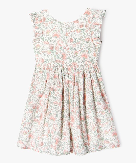 Robe sans manches à motifs fleuris fille vue1 - GEMO (ENFANT) - GEMO