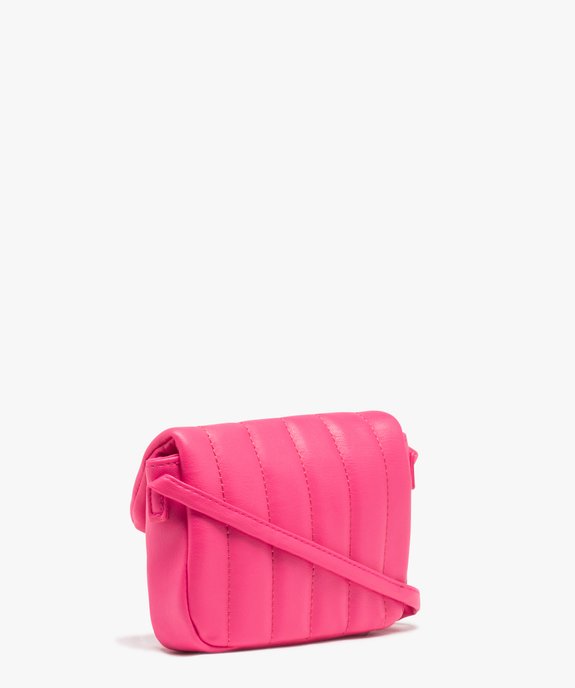 Sac besace matelassé fille vue2 - GEMO (ENFANT) - GEMO