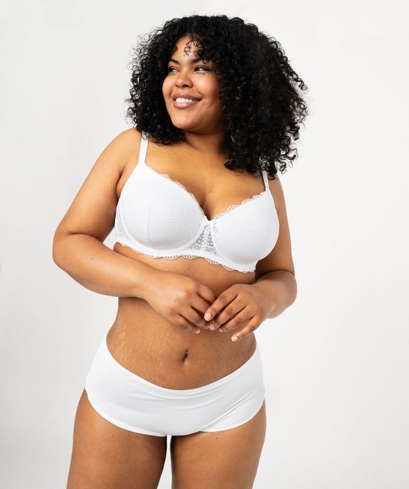 Soutien-gorge grande taille à armatures et coques fines  vue6 - GEMO(HOMWR FEM) - GEMO