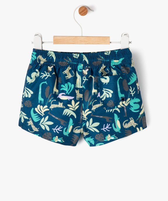 Short de bain à motifs de la jungle bébé garçon vue4 - GEMO 4G BEBE - GEMO