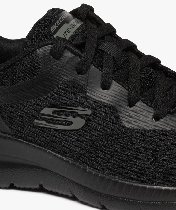 Baskets femme en mesh uni à semelle amortissante - Skechers vue6 - SKECHERS - GEMO