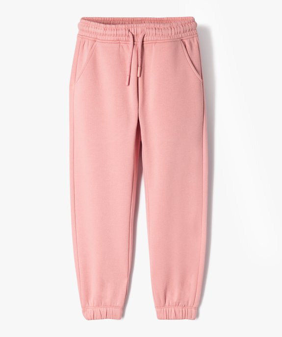 Pantalon de jogging intérieur molletonné fille vue2 - GEMO 4G FILLE - GEMO