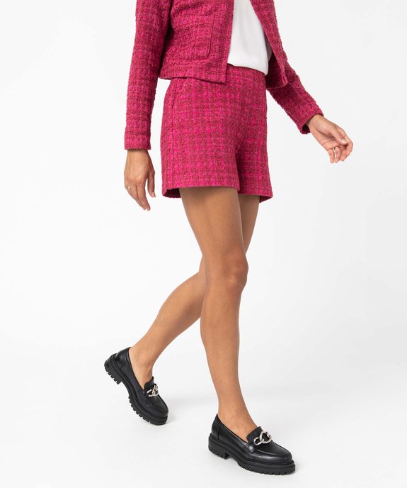 Short femme aspect tweed coupe ample vue1 - GEMO(FEMME PAP) - GEMO