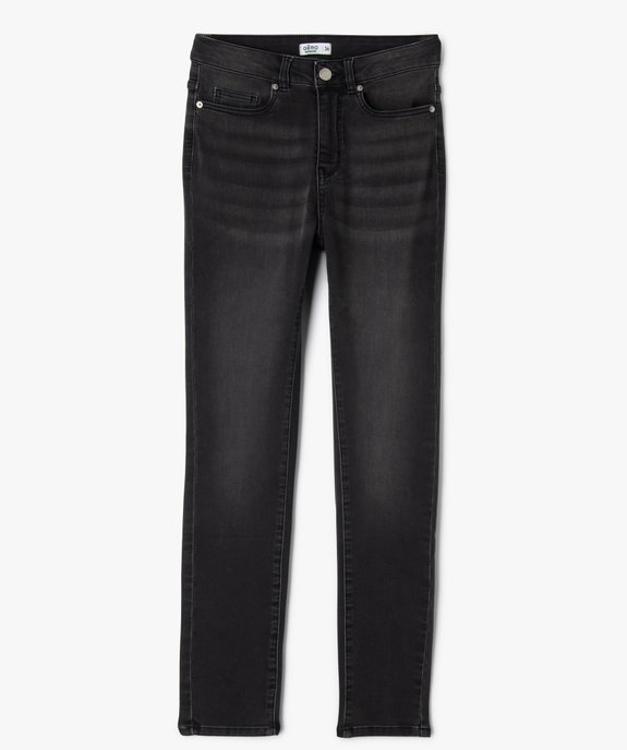 Jean skinny taille haute en denim stretch femme vue1 - GEMO 4G FEMME - GEMO