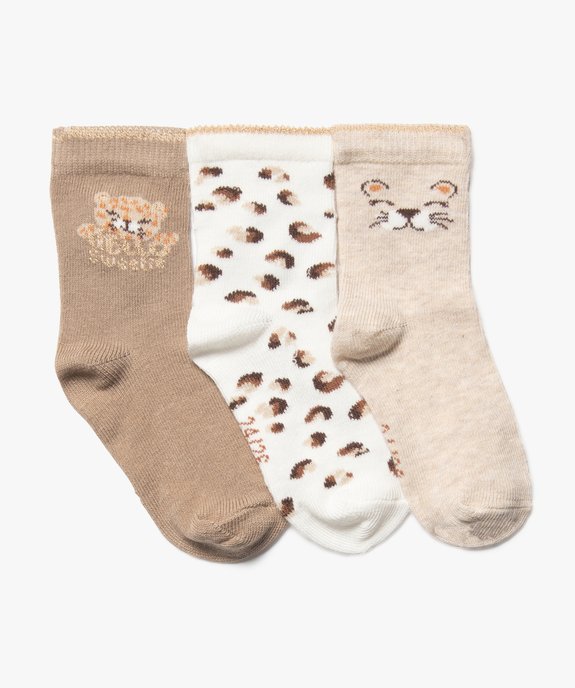 Chaussettes à motifs bébé fille  vue1 - GEMO 4G BEBE - GEMO