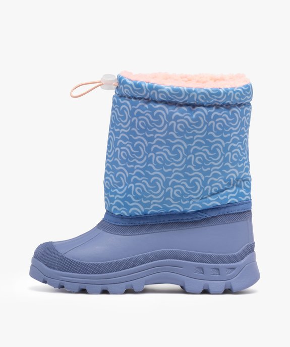 Bottes de neige fourrées avec tige souple motif Stitch fille - Disney vue3 - LILO & STITCH - GEMO