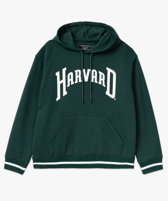 Sweat à capuche avec inscription femme - Harvard vue4 - HARVARD - GEMO