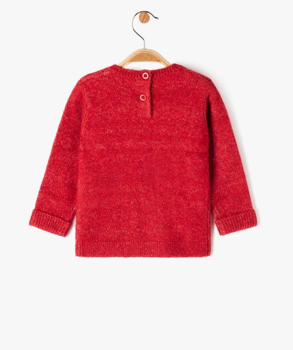 Pull de Noël en maille douillette bébé garçon vue4 - GEMO(BEBE DEBT) - GEMO