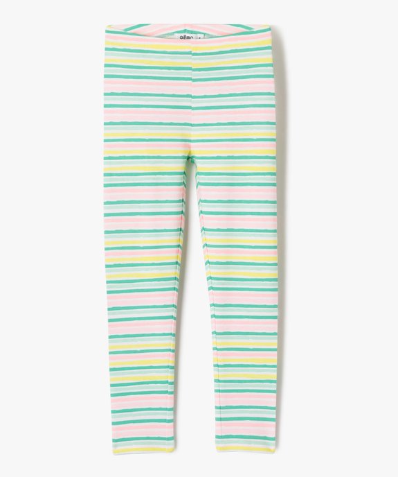 Legging long imprimé fille vue1 - GEMO (ENFANT) - GEMO