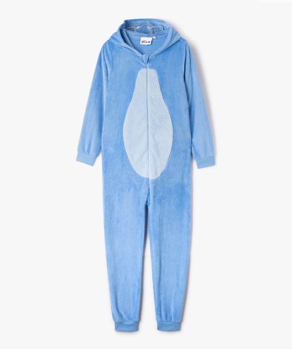 Combinaison pyjama à capuche motif Stitch fille - Disney vue1 - LILO & STITCH - GEMO