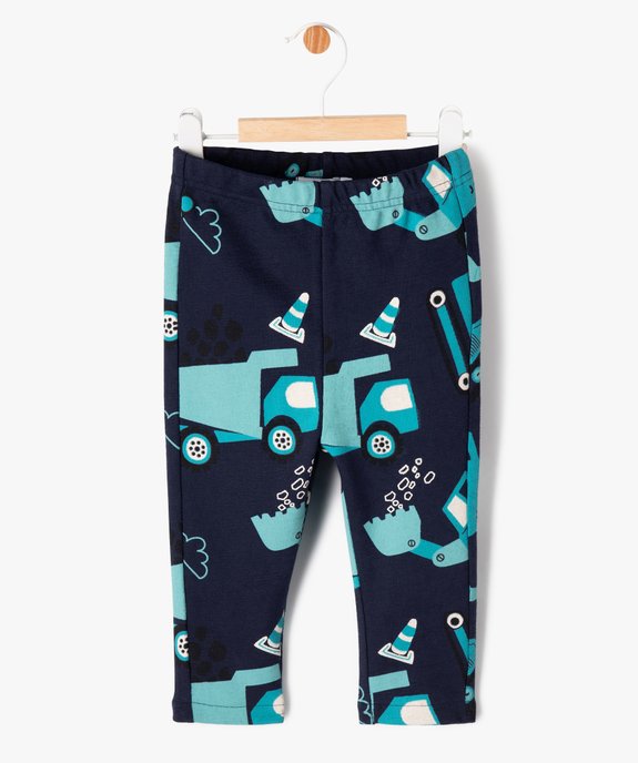 Legging en maille imprimée et texturée bébé garçon vue1 - GEMO(BEBE DEBT) - GEMO