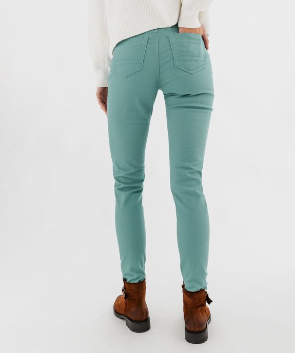 Pantalon coupe Slim taille normale femme vue3 - GEMO 4G FEMME - GEMO