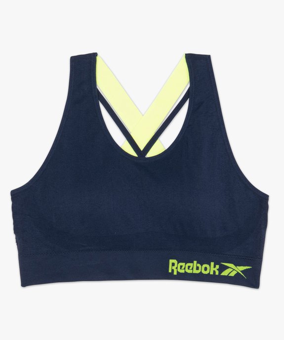 Brassière femme spéciale sport avec dos croisé - Reebok vue4 - REEBOK - GEMO