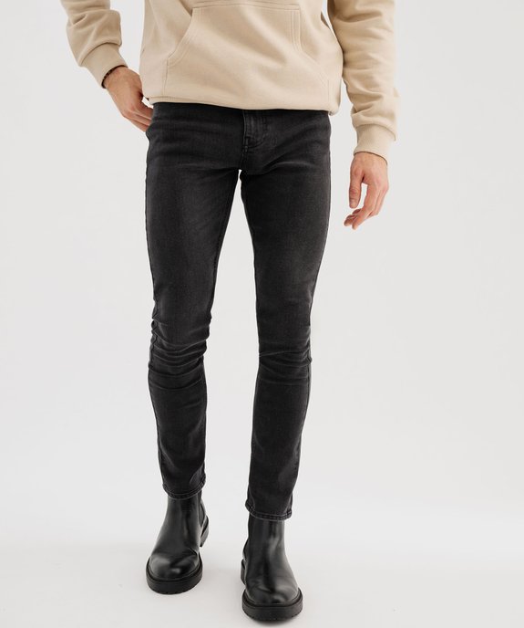 Jean slim en denim stretch homme vue1 - GEMO (HOMME) - GEMO