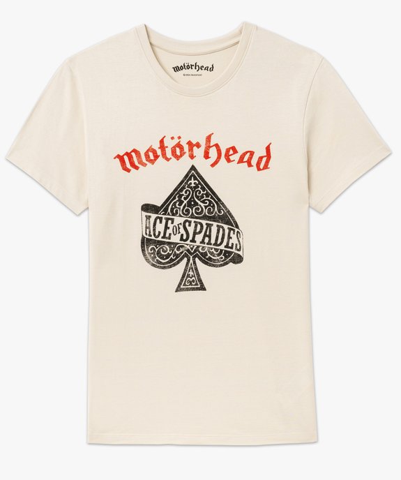 Tee-shirt manches courtes imprimé homme - Motörhead vue4 - MOTORHEAD - GEMO